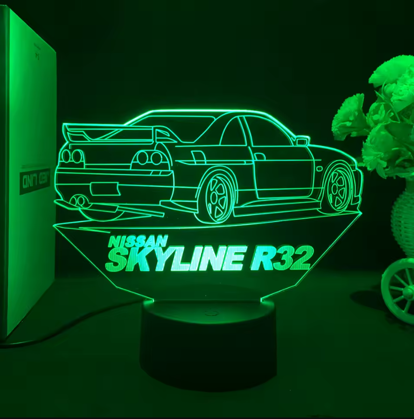 Lampara Neón3D Coche
