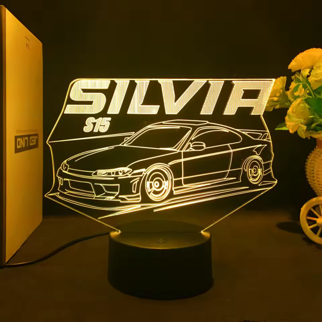 Lampara Neón3D Coche