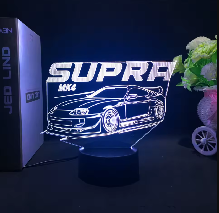 Lampara Neón3D Coche