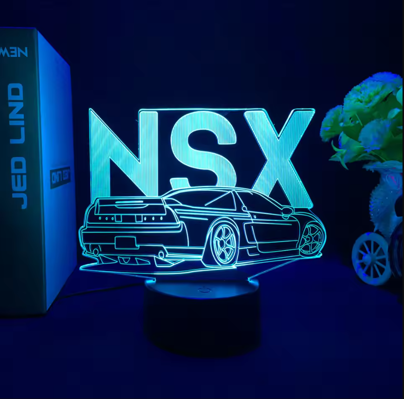 Lampara Neón3D Coche