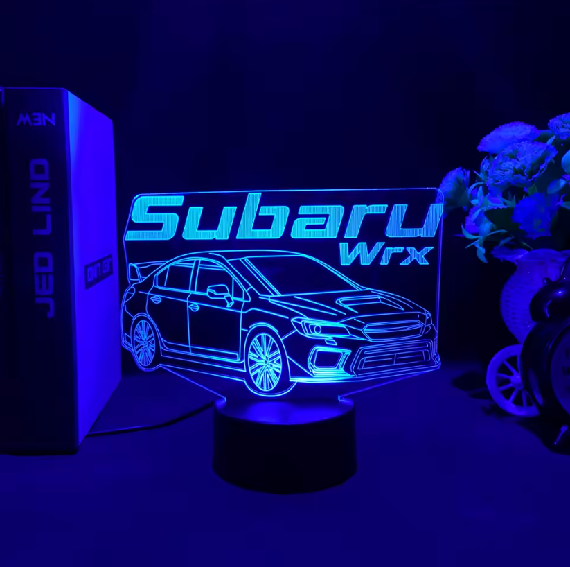 Lampara Neón3D Coche
