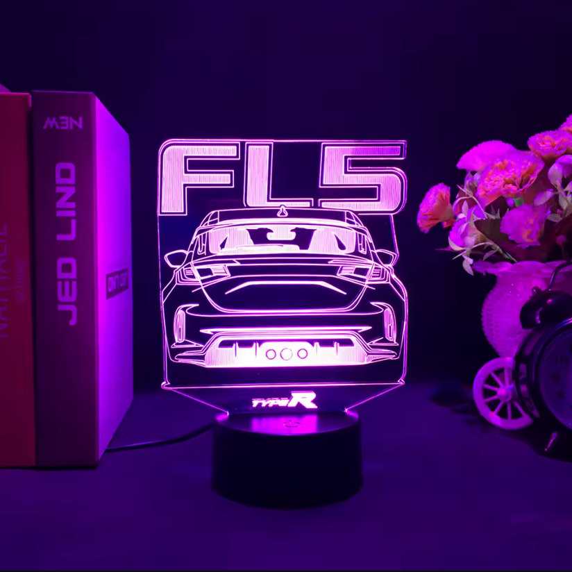 Lampara Neón3D Coche