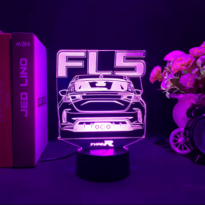 Lampara Neón3D Coche