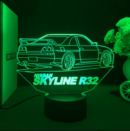 Lampara Neón3D Coche