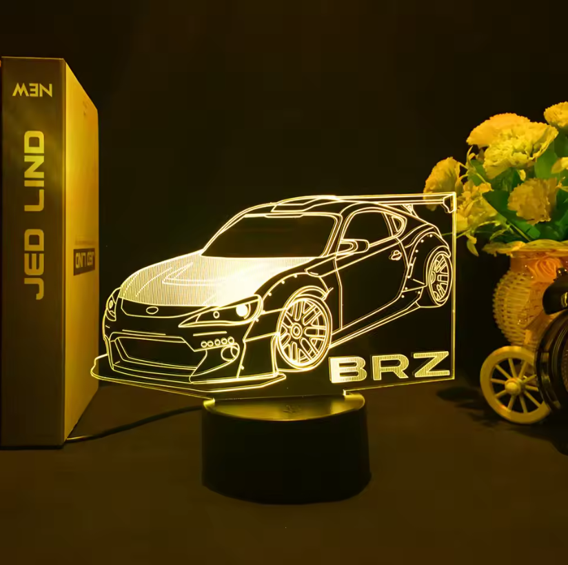 Lampara Neón3D Coche