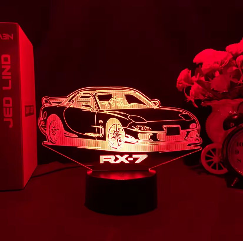 Lampara Neón3D Coche