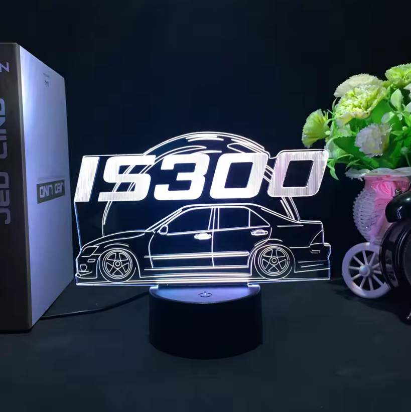 Lampara Neón3D Coche