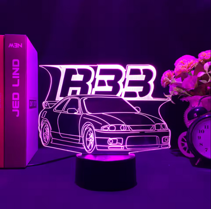 Lampara Neón3D Coche