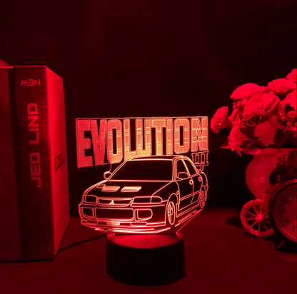 Lampara Neón3D Coche