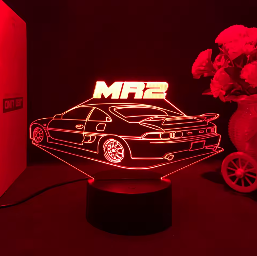Lampara Neón3D Coche